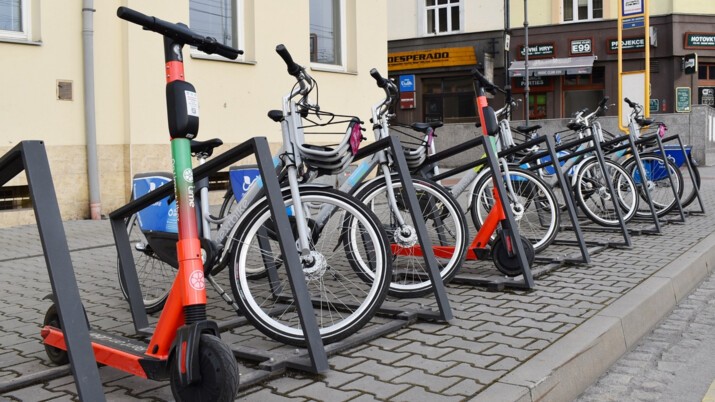 Electric scooters arrived in Ostrava